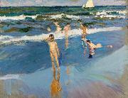 Joaquin Sorolla Y Bastida Children in the Sea oil